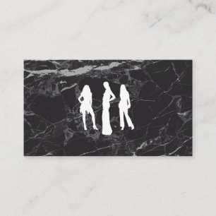 Models   Black Marble Business Card