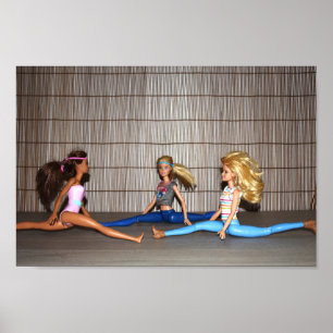 Models Working Out. Poster