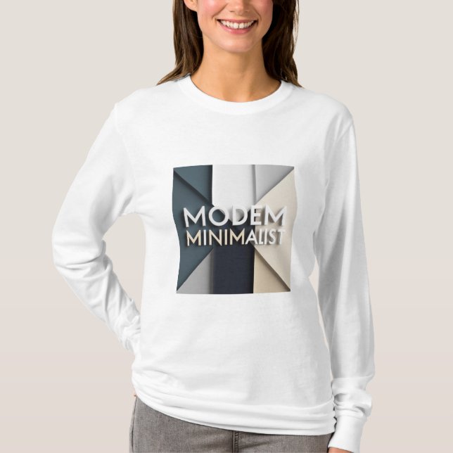 Modem Minimalist T-shirt (Front)