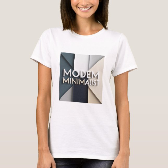 Modem Minimalist T-shirt (Front)