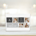 Moden 3Collage Photo & Grey Best Family Gift<br><div class="desc">Moden 3Collage Photo & Grey Best Family Gift</div>