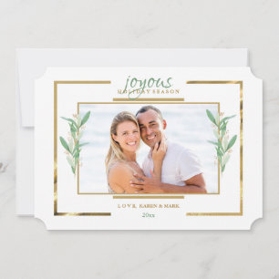 Moden Photo Holiday Card