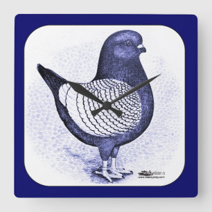 Modena Argent Square Wall Clock