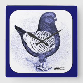 Modena Argent Square Wall Clock