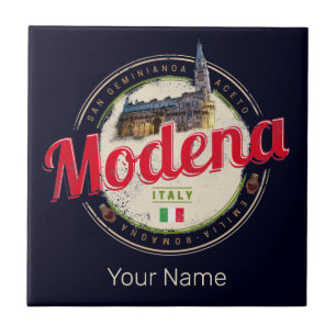 Modena Emilia-Romagna Balsamic Italy Souvenir Tile