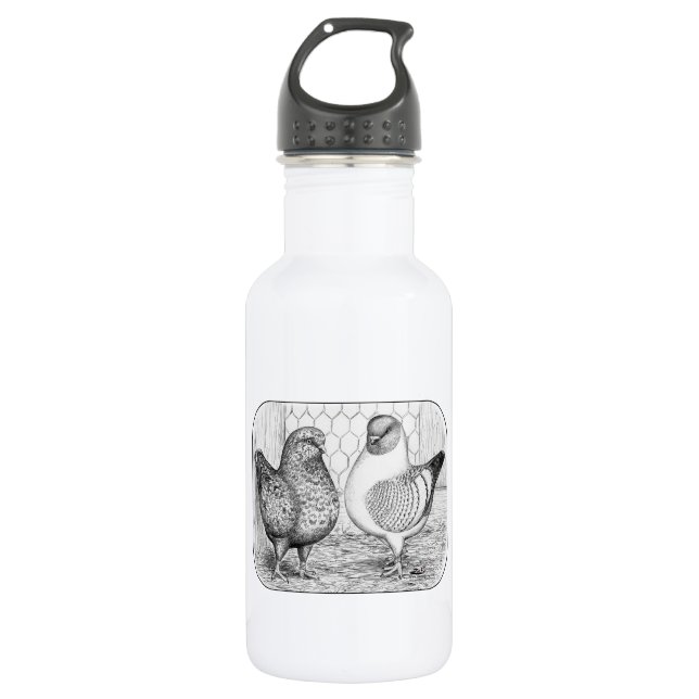 Modenas Two Pigeons 532 Ml Water Bottle (Front)