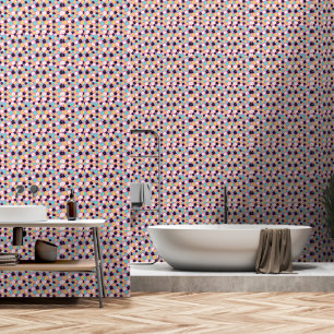 Moder Chic Floral Pink Wallpaper