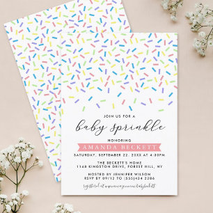 Moder Sprinkle Baby Shower Invitation