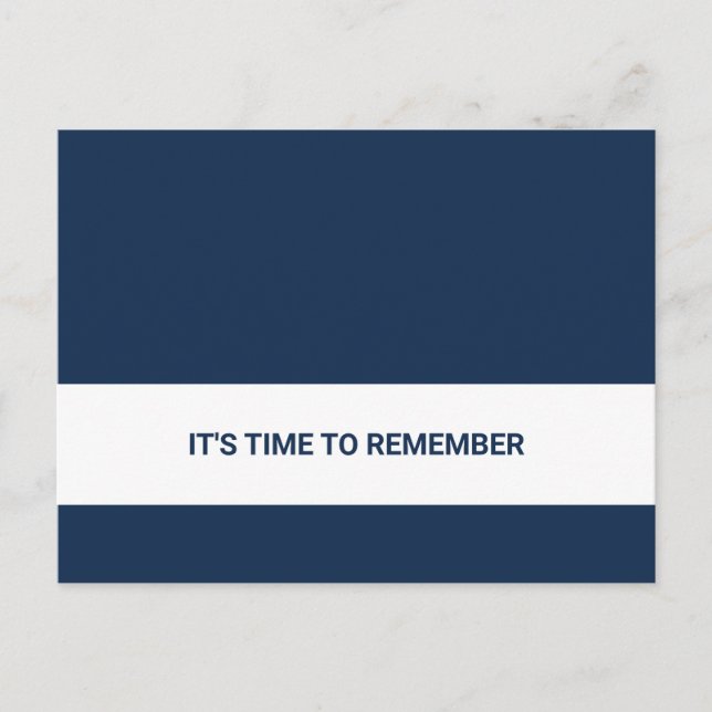 Moderate White Flat Band Postcard (Front)