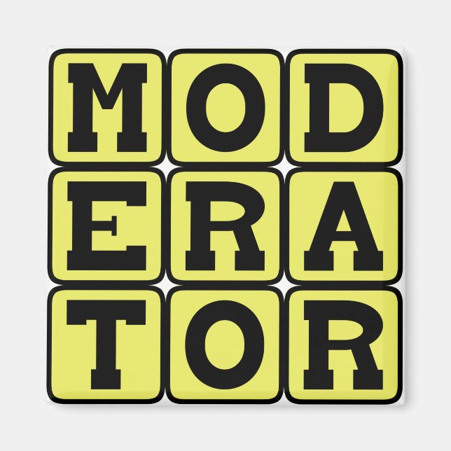 Moderator, Arbitrator Magnet (Front)