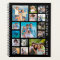 Modern 15 Photo Collage Family Black Personalised