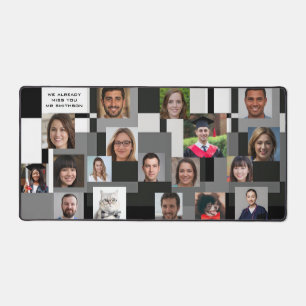   Modern 18 Photos We Will Miss You Farewell Gift Desk Mat