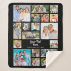 Modern 19 Photo Collage Personalised Custom Colour