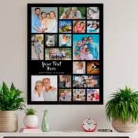 Modern 19 Photo Collage Personalised