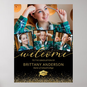 Modern 2022 Graduation Photo Welcome Poster