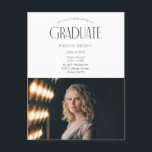 Modern 2023 graduate Open House Celebration Postcard<br><div class="desc">Modern 2023 graduate Open House Celebration  Invitation and grad announcement</div>