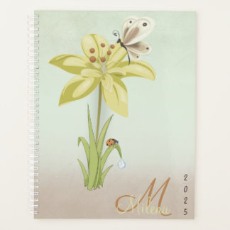 Modern 2025 Custom Monogram Name Planner