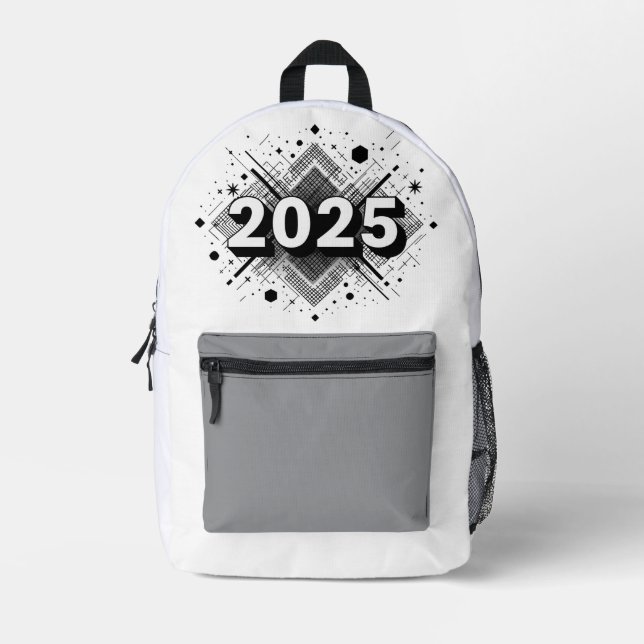 Modern 2025 Geometric Backpack | Sleek & Stylish  (Front)