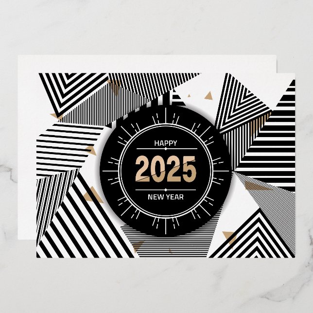 Modern 2025 Geometric Pattern  (Front/Back)