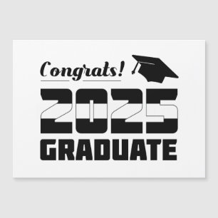 Modern 2025 Graduate Invitation Congrats!