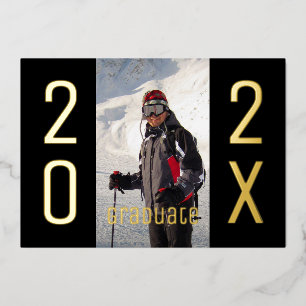 Modern 2025 Graduate Photo Graduation Party Gold