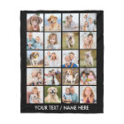 Modern 20 Photo Collage Personalised Black