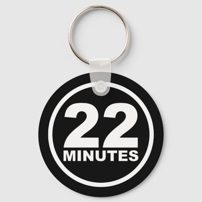 Modern - 22 Minutes Key Ring (Front)