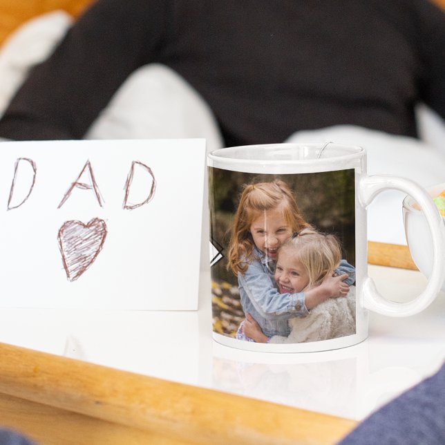Modern 2 Photo Collage No 1 Daddy Coffee Mug (Creator Uploaded)