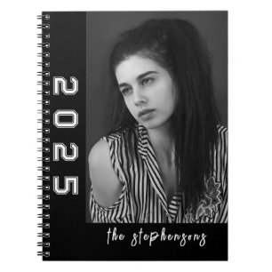 Modern 2 Photo Collage Personalised Notebook