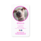 Modern 2 Photo Dog Pet Social Media QR Code
