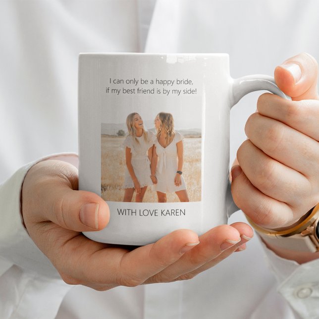 Modern 2 Photo | Maid Of Honour Proposal Coffee Mug (Creator Uploaded)