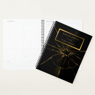 Modern 2in1 Professional Glass Business Card & Planner