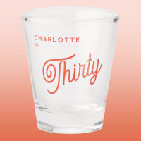 Modern 30 Thirty Birthday