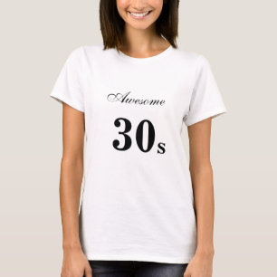 Modern 30th Birthday T-Shirt