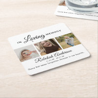 Modern 3 Photo Collage Memorial