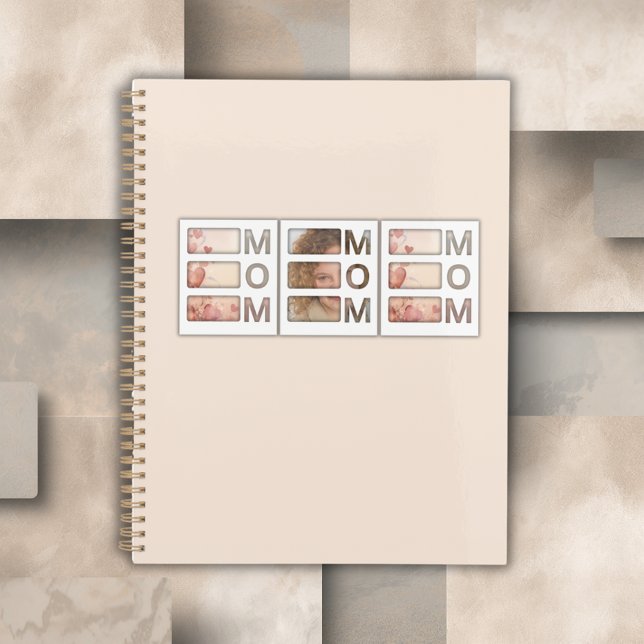 Modern 3 Photo Grid Mum Birthday Keepsake Planner (Creator Uploaded)