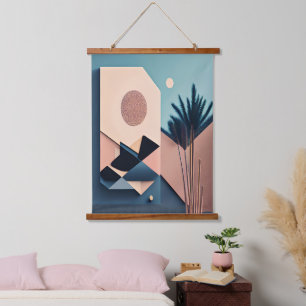 Modern 3D Boho Minimalist Abstract Art Hanging Tapestry