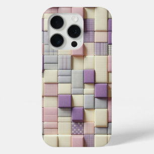Modern 3D Pastel Block Phone Case Abstract Lavende