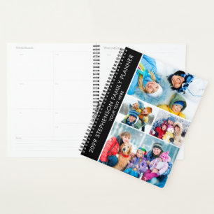 Modern 4 Photo Collage Personalised Custom Planner