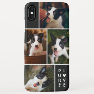 Modern 4 Photo Collage | Pure Love | Black Case-Mate iPhone Case