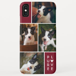 Modern 4 Photo Collage   Pure Love   Cranberry Case-Mate iPhone Case