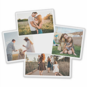 Modern 4 Photo Custom Picture Collage