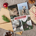 Modern 4 Photos Grid Flat Holiday Card<br><div class="desc">Oh, the joy of the season is captured so elegantly in this Modern 4 Photos Grid holiday card! The clean, minimalist design allows the beauty of your festive photographs to truly shine. When you send this Modern 4 Photos Grid holiday card, you're not just sharing photos; you're sharing a piece...</div>