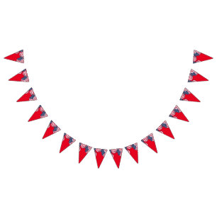 Modern 4th of july Patriotic American USA Flag