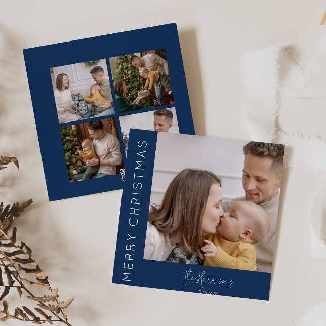 Modern 5 Photo Collage | Christmas Holiday Card (Creator Uploaded)