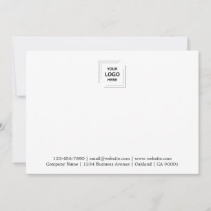 Modern 5x7 Corporate Brand Business Note Card