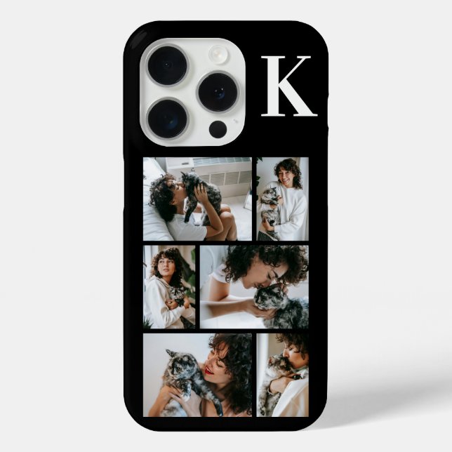 Modern 6 Pet Photo Black Case-Mate iPhone Case (Back)