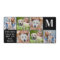 Modern 6 Photo Collage Personalised Monogram