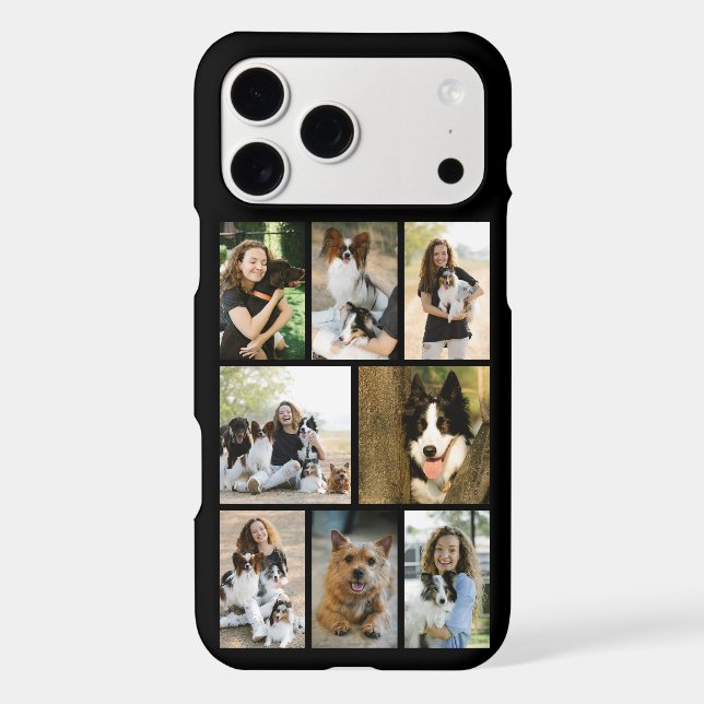 Modern 8 Pet Photo Black (Back)