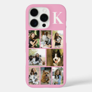 Modern 8 Pet Photo Pink iPhone 16 Pro Case